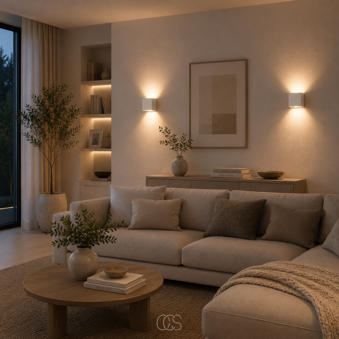 Lampada da parete ricaricabile Luxe | Luce con sensore quadrata | Alluminio 10 × 10 cm