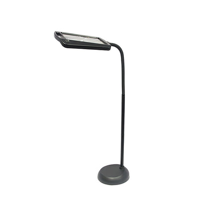 Lampada da terra LED con lente d'ingrandimento regolabile