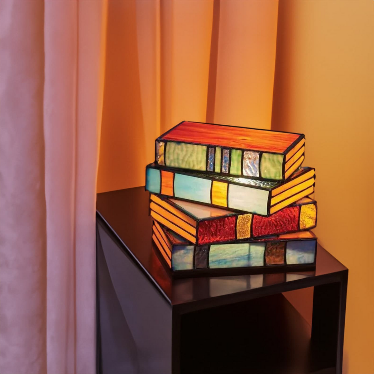 Lampada Libri in Vetro Colorato