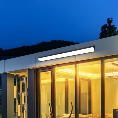 Lampada da parete LED lineare da esterno in alluminio | COB LED con dimmerazione continua 3000K-6000K | IP65 impermeabil