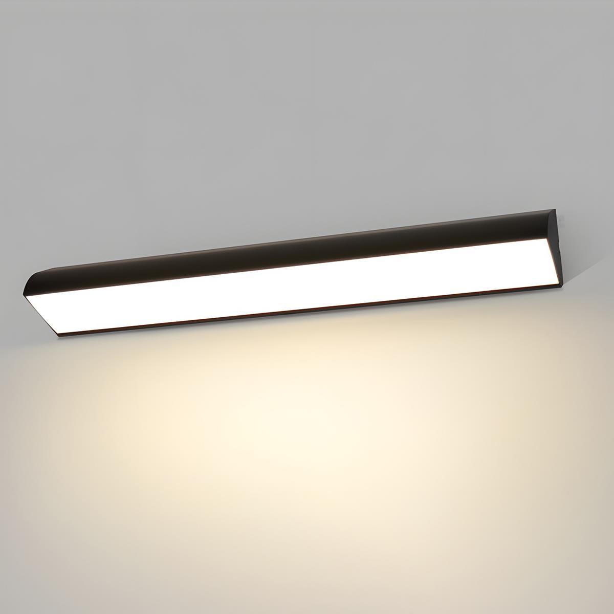 Lampada da parete LED lineare da esterno in alluminio | COB LED con dimmerazione continua 3000K-6000K | IP65 impermeabil