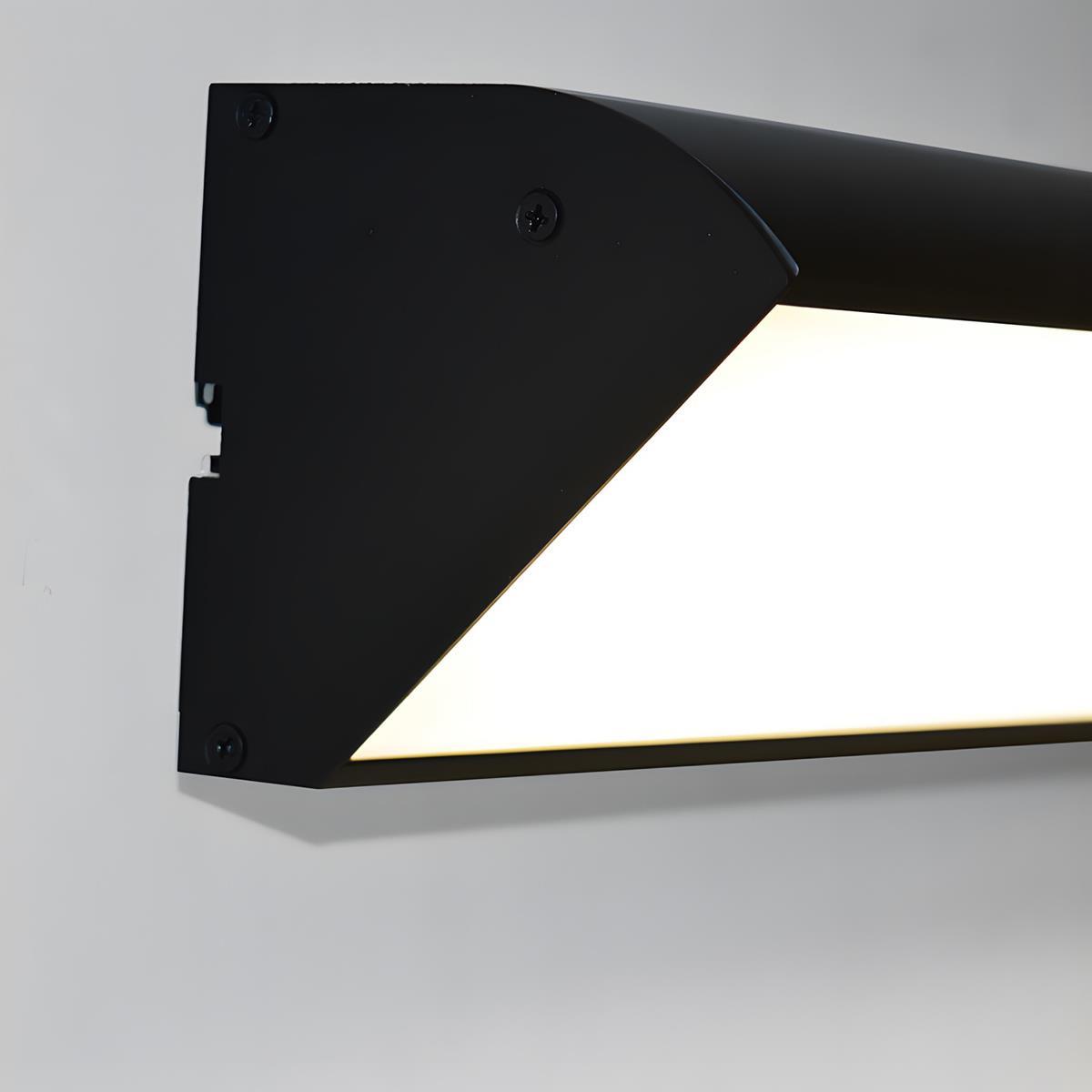 Lampada da parete LED lineare da esterno in alluminio | COB LED con dimmerazione continua 3000K-6000K | IP65 impermeabil