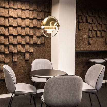 Lampada a sospensione geometrica con sfera regolabile Bauhaus moderna per cucina