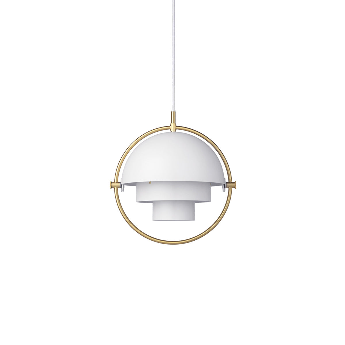 Lampada a sospensione geometrica con sfera regolabile Bauhaus moderna per cucina
