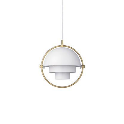Lampada a sospensione geometrica con sfera regolabile Bauhaus moderna per cucina