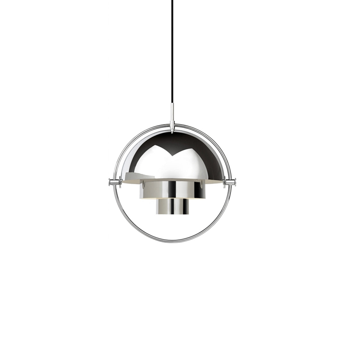 Lampada a sospensione geometrica con sfera regolabile Bauhaus moderna per cucina