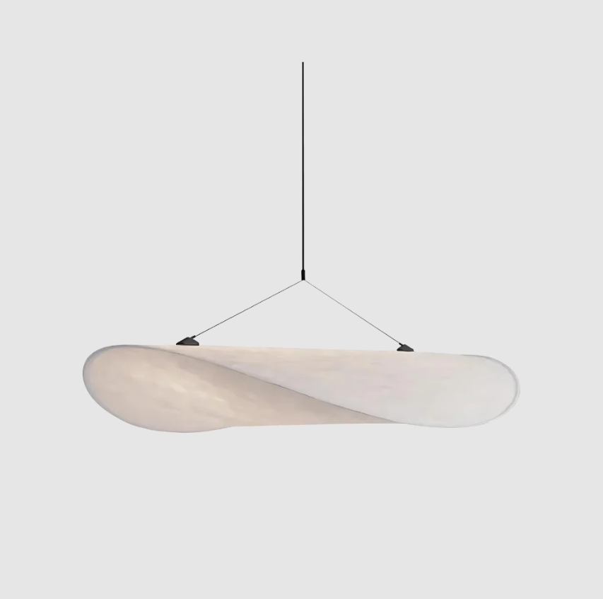 Lampadario a Sospensione SoraHaze con Luce Rilassante in Stile Japandi