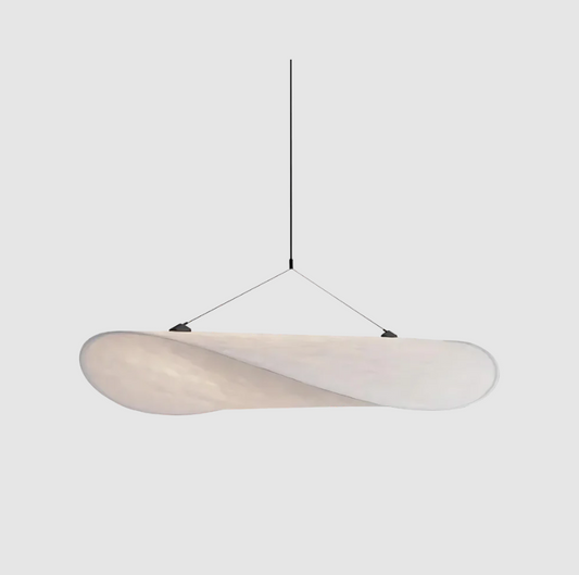 Lampadario a Sospensione SoraHaze con Luce Rilassante in Stile Japandi