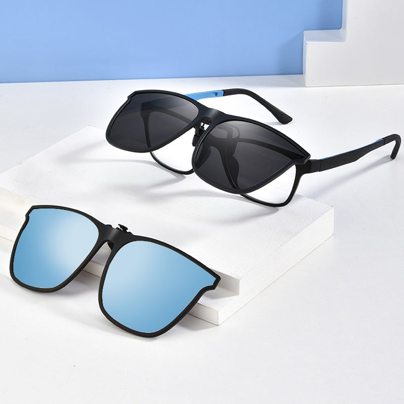 Lenti da sole clip-on per occhiali da vista