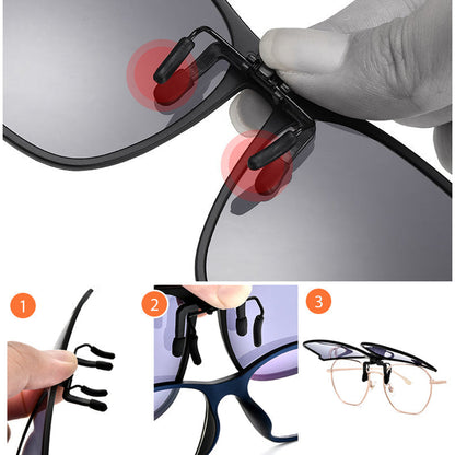Lenti da sole clip-on per occhiali da vista