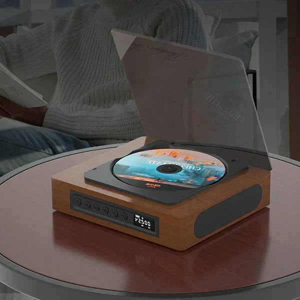 Lettore CD con Bluetooth e radio FM dal design vintage