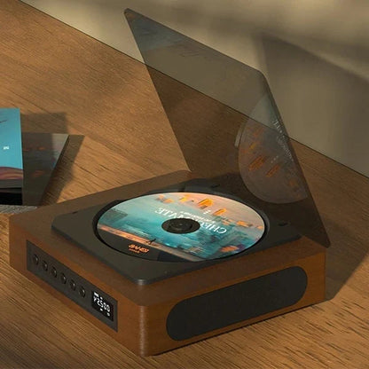 Lettore CD con Bluetooth e radio FM dal design vintage