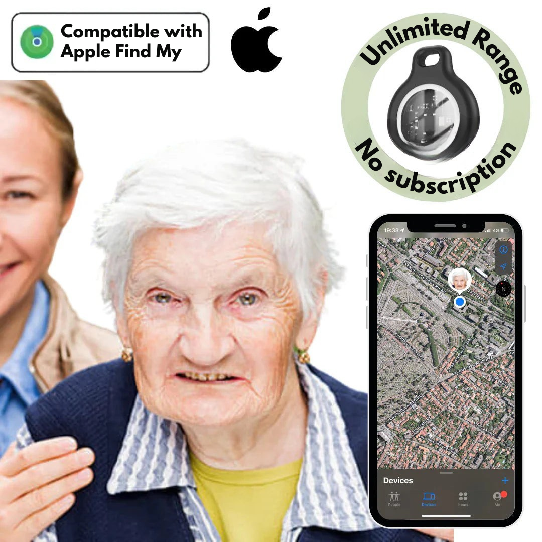 Localizzatore GPS per Anziani: Impermeabile, Senza Costi Mensili