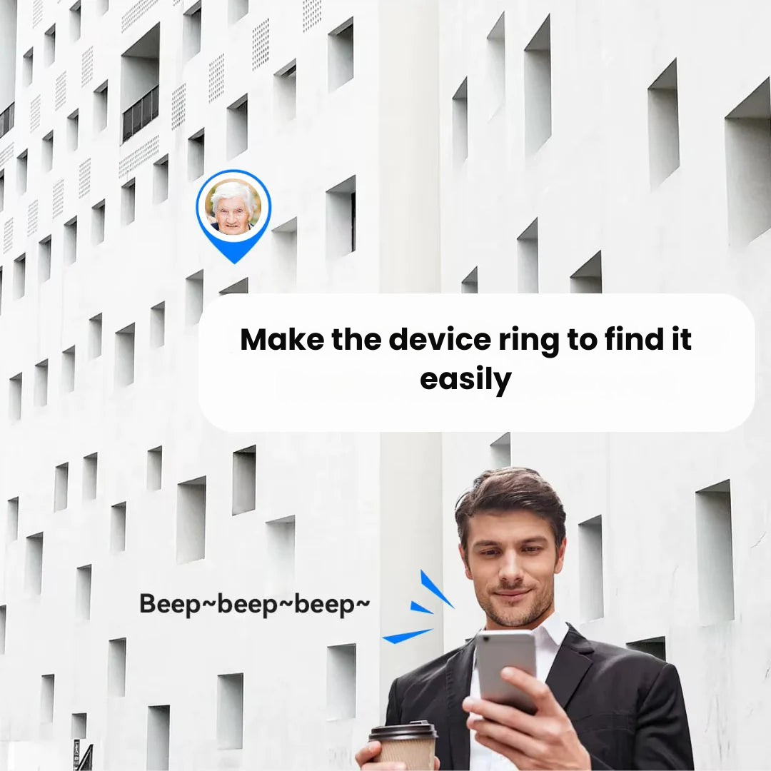 Localizzatore GPS per Anziani: Impermeabile, Senza Costi Mensili
