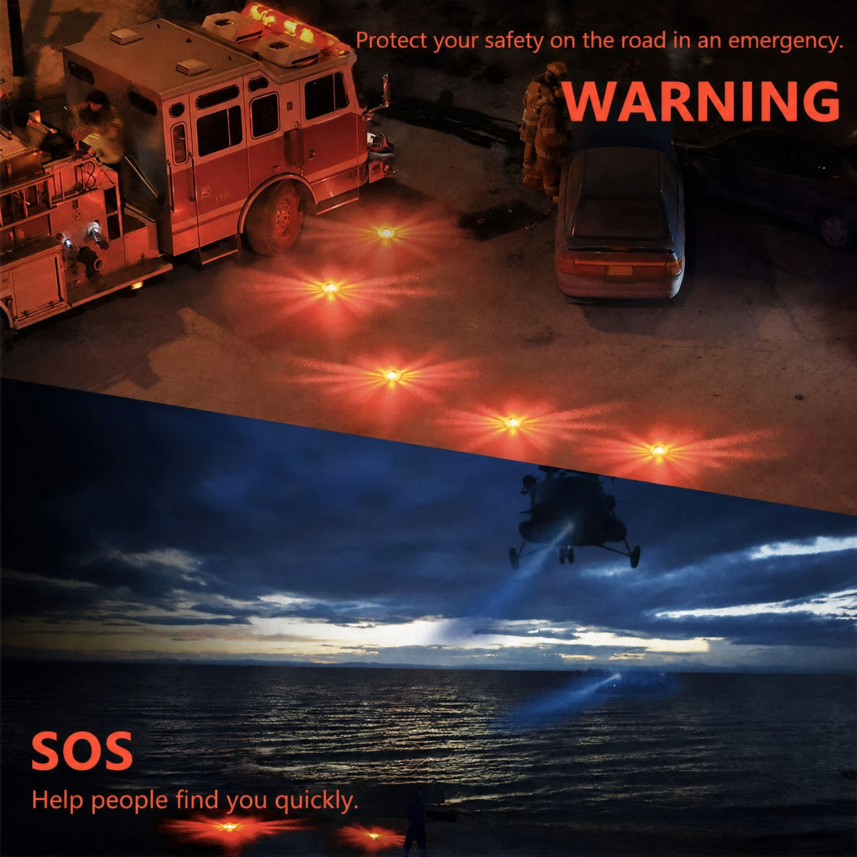 Luce LED lampeggiante di emergenza