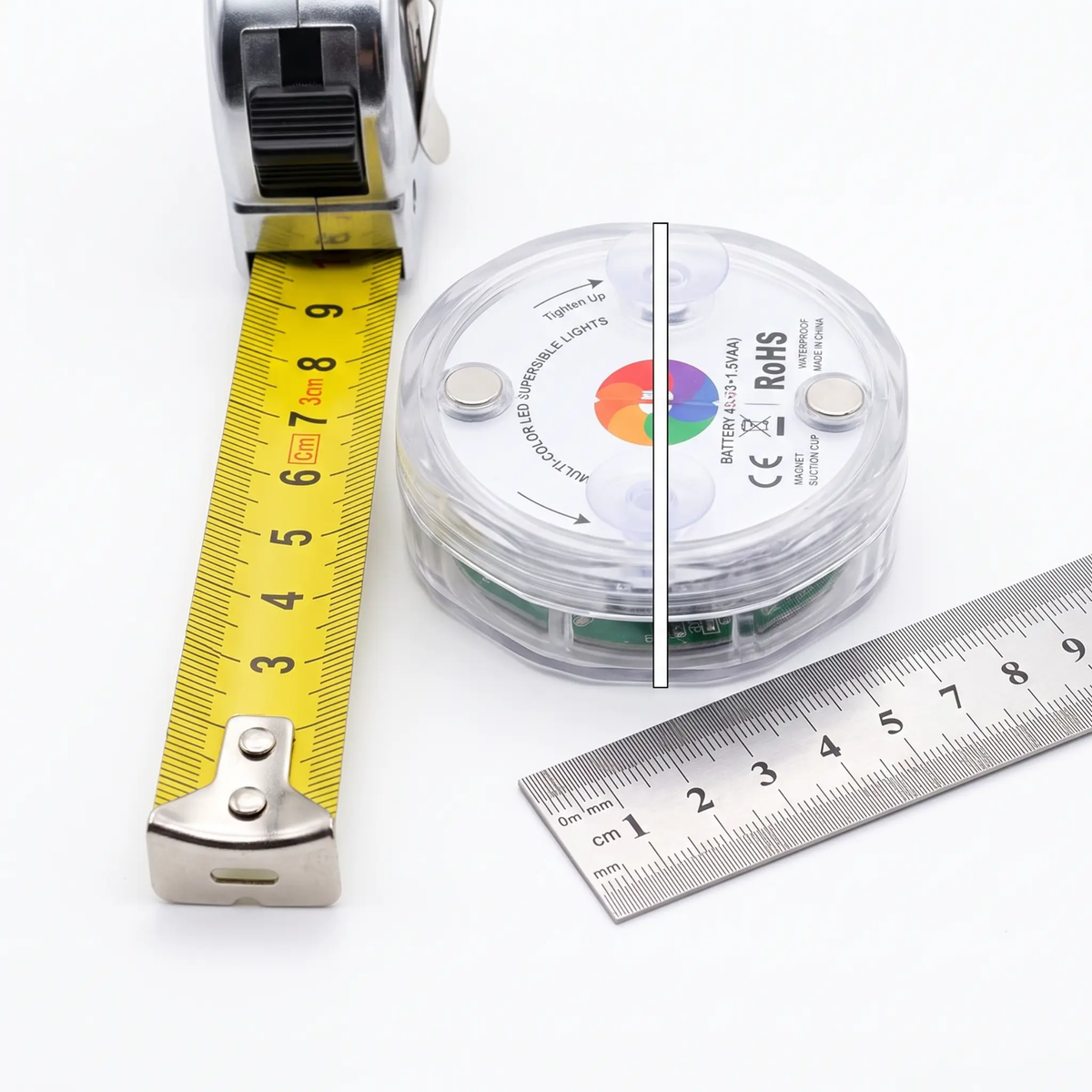 Luce LED Subacquea Impermeabile con Telecomando e Ventosa Magnetica