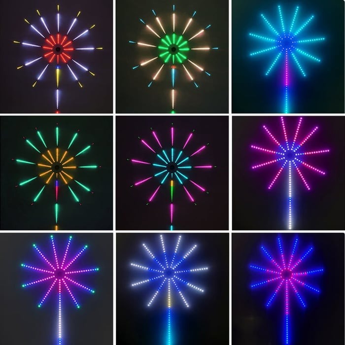 Luci LED a Stella Esplosiva