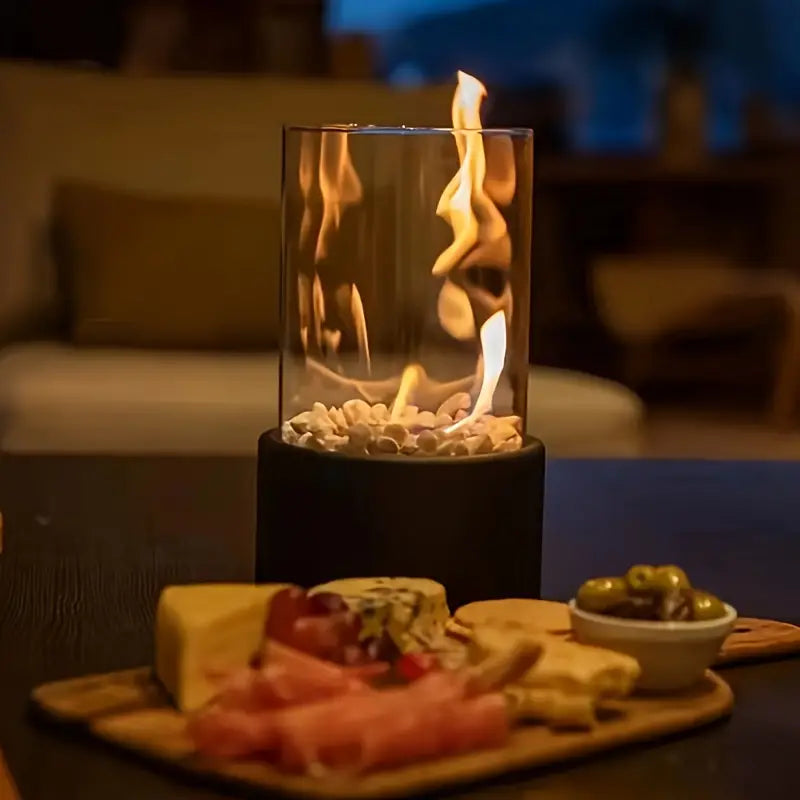 LumiFlame - Caminetto portatile moderno