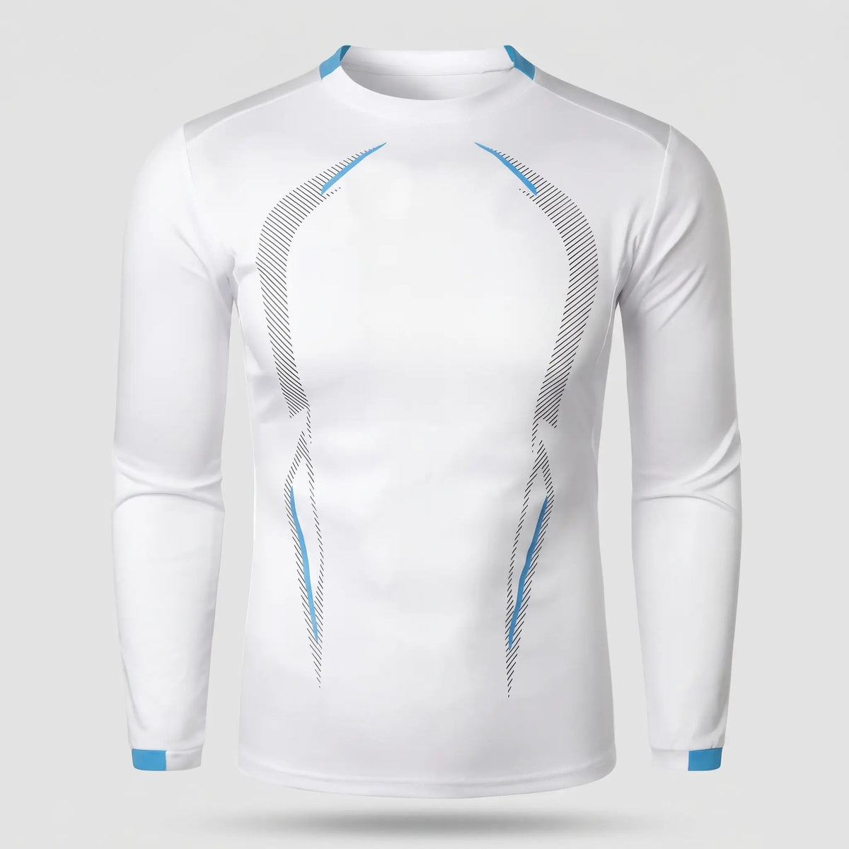 Maglia running a maniche lunghe da uomo - Base layer ad asciugatura rapida - T-shirt da trekking
