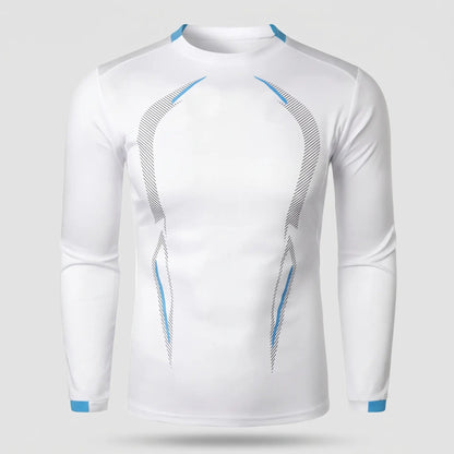 Maglia running a maniche lunghe da uomo - Base layer ad asciugatura rapida - T-shirt da trekking