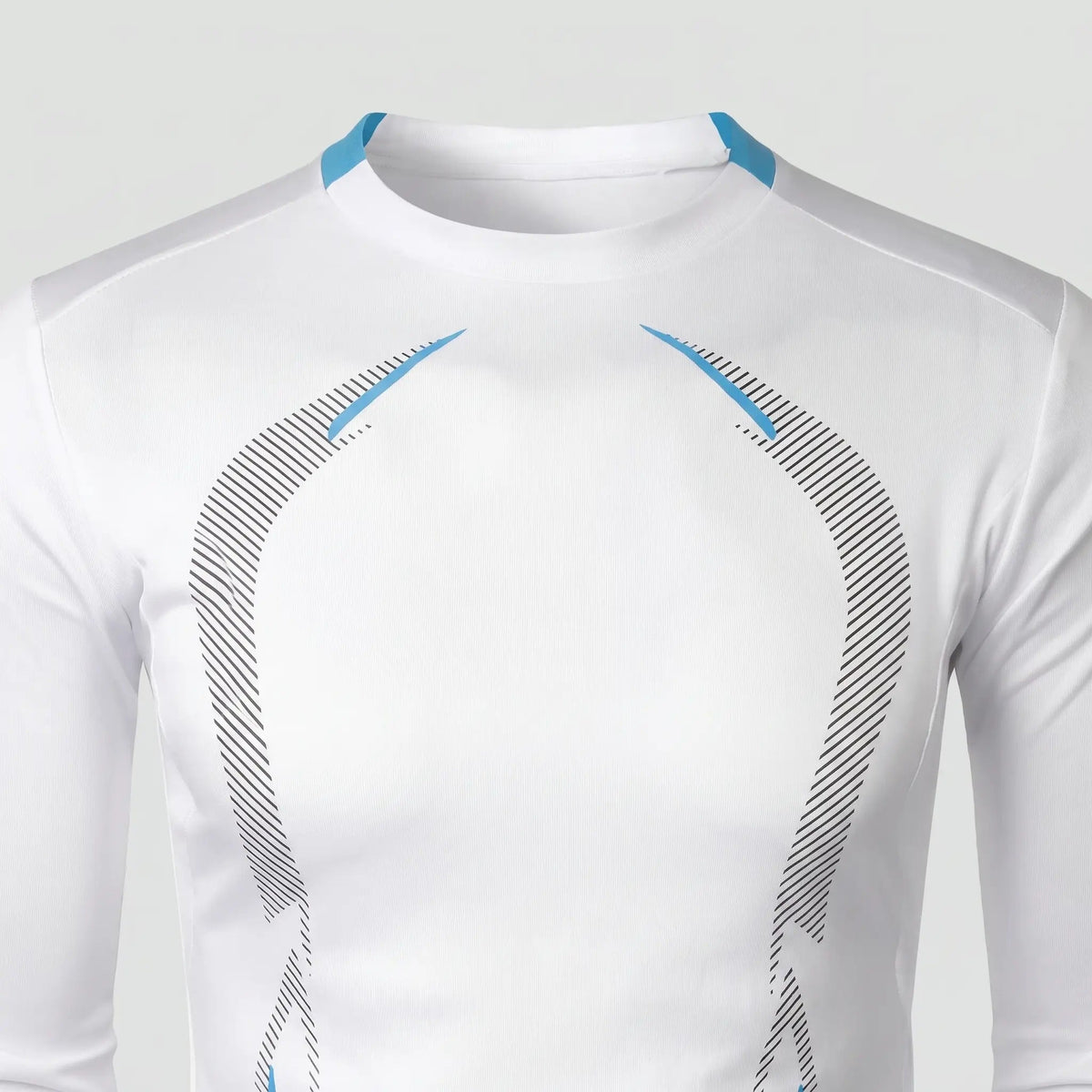 Maglia running a maniche lunghe da uomo - Base layer ad asciugatura rapida - T-shirt da trekking