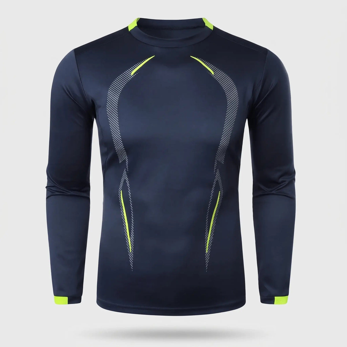 Maglia running a maniche lunghe da uomo - Base layer ad asciugatura rapida - T-shirt da trekking