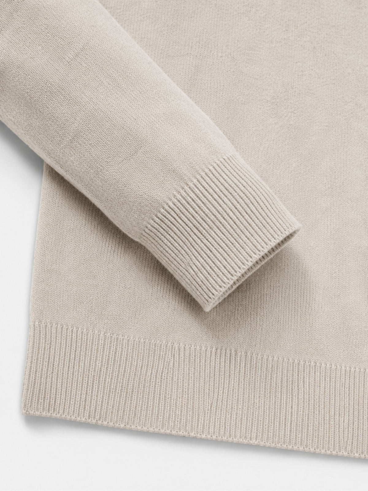 Maglione da uomo in lana merino con scollo a V e dettaglio zip