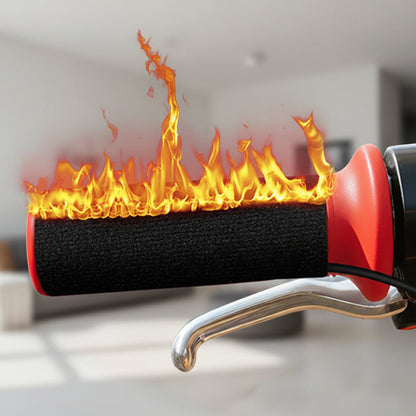 Manopole riscaldate per manubrio — alimentazione USB, controllo temperatura