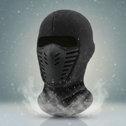 Maschera facciale invernale calda — copertura termica antivento