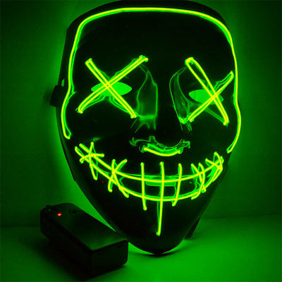 Maschera di Halloween spaventosa, maschera horror demone sorridente in lattice per adulti, maschera inquietante per fest