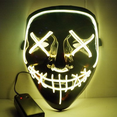 Maschera di Halloween spaventosa, maschera horror demone sorridente in lattice per adulti, maschera inquietante per fest