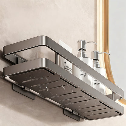 Mensola da bagno in acciaio inox senza forare