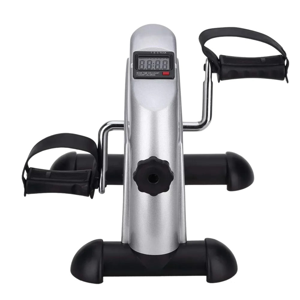 Mini Cyclette da Scrivania Portatile con Resistenza Regolabile e Display LCD