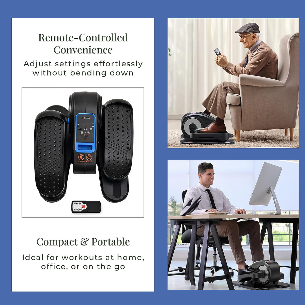 Mini Ellittica Elettrica per Gambe – Allenamento Seduto a Casa