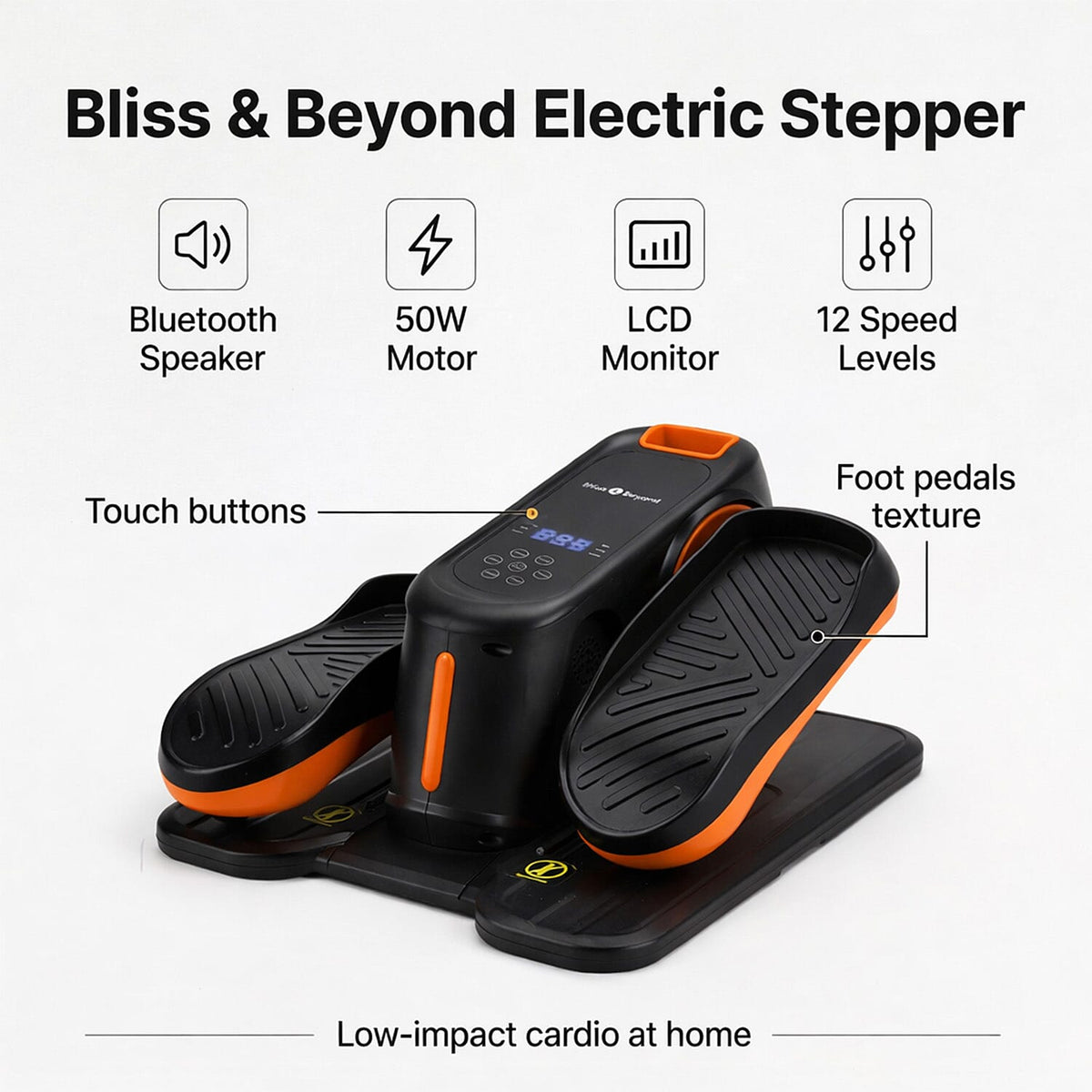 Mini Ellittica Elettrica per Gambe – Allenamento Seduto a Casa