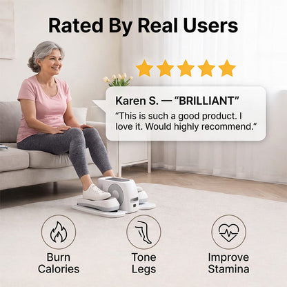 Mini Ellittica Elettrica per Gambe – Allenamento Seduto a Casa