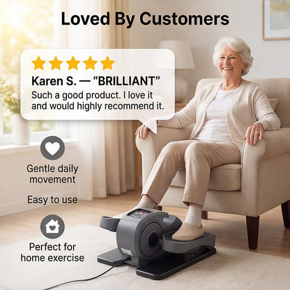 Mini Ellittica Elettrica per Gambe – Allenamento Seduto a Casa