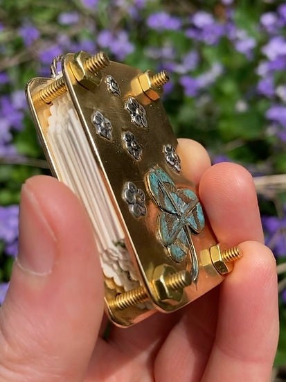 Mini pressa per fiori compatta