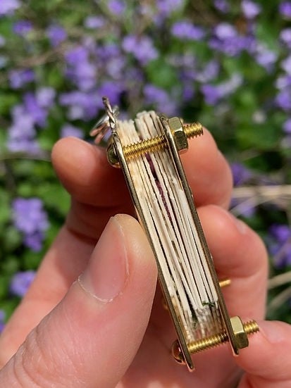 Mini pressa per fiori compatta