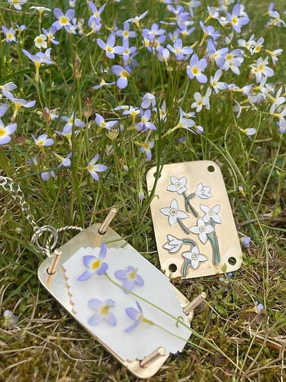 Mini pressa per fiori compatta