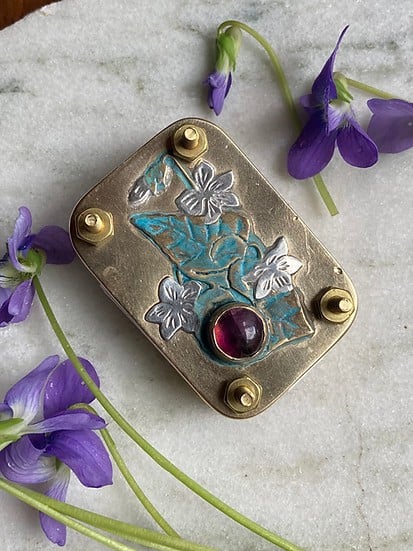 Mini pressa per fiori compatta