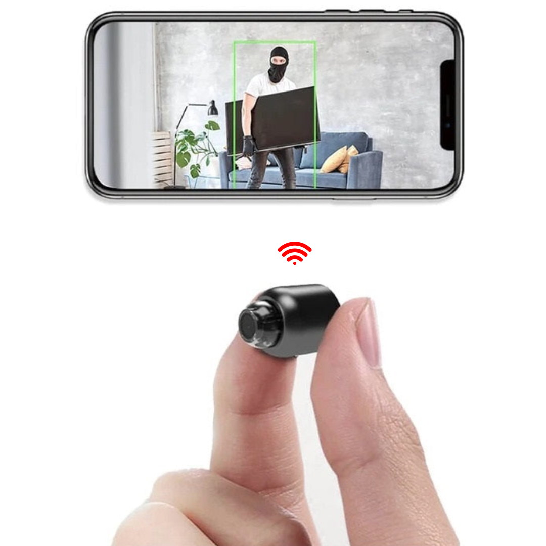 Mini telecamera wireless nascosta con audio per videosorveglianza domestica