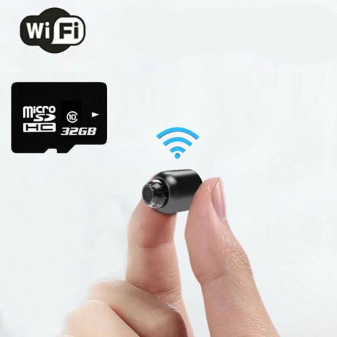 Mini telecamera wireless nascosta con audio per videosorveglianza domestica