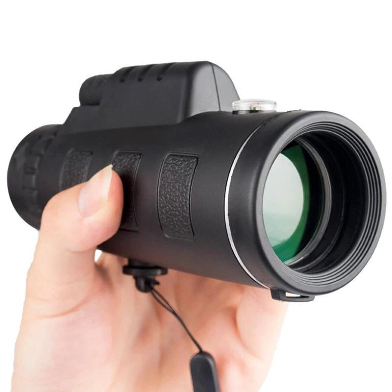 Monocolo HD Starscope - Monocolo ad Alta Potenza con Supporto Smartphone e Treppiede – Telescopio Monocolo Impermeabile