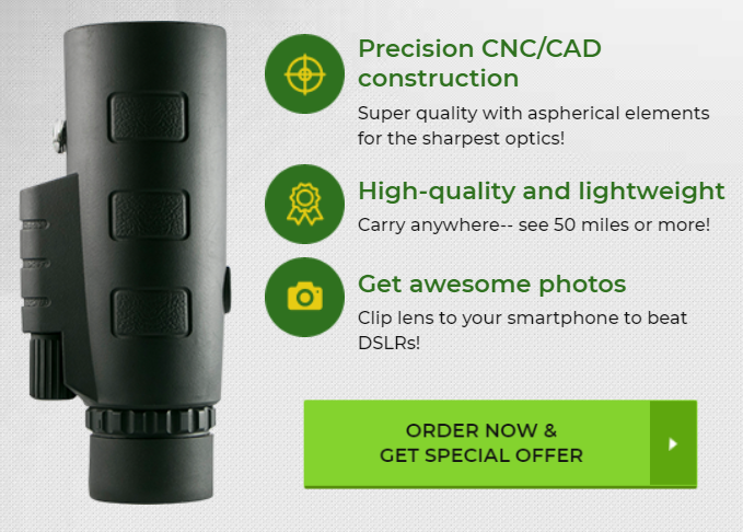 Monocolo HD Starscope - Monocolo ad Alta Potenza con Supporto Smartphone e Treppiede – Telescopio Monocolo Impermeabile