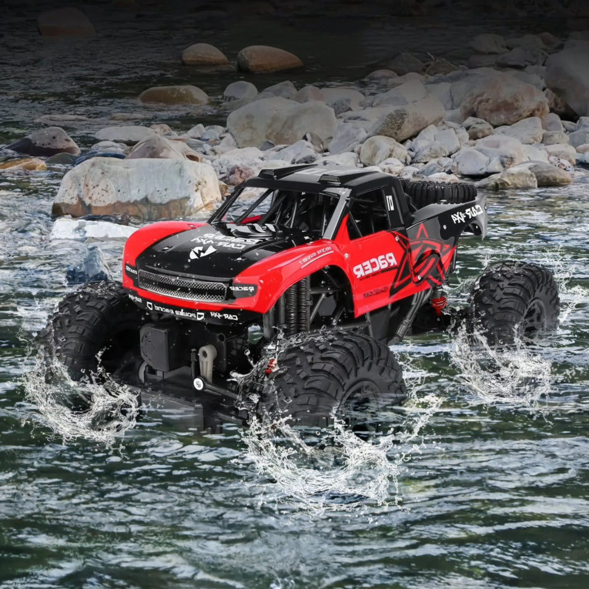 Monster Truck Radiocomandato Anfibio per Avventure su Ogni Terreno
