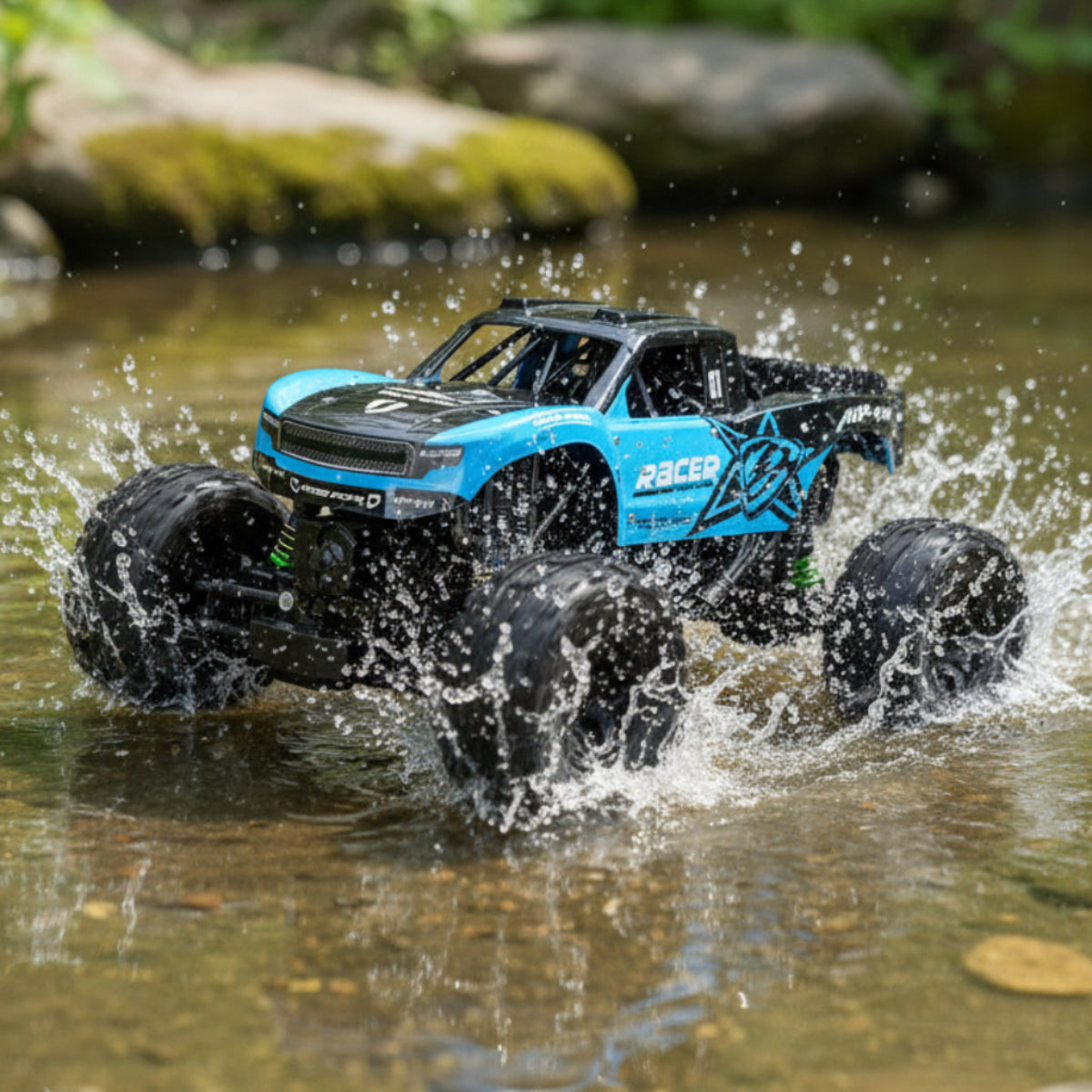 Monster Truck Radiocomandato Anfibio per Avventure su Ogni Terreno