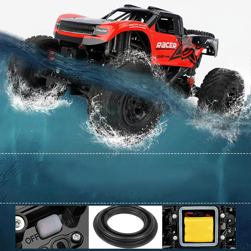 Monster Truck Radiocomandato Anfibio per Avventure su Ogni Terreno