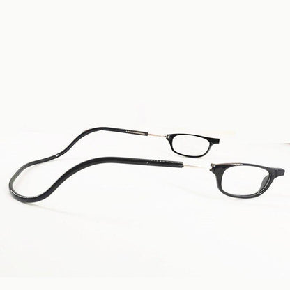 Occhiali da lettura magnetici con montatura in acetato e design regolabile a clip