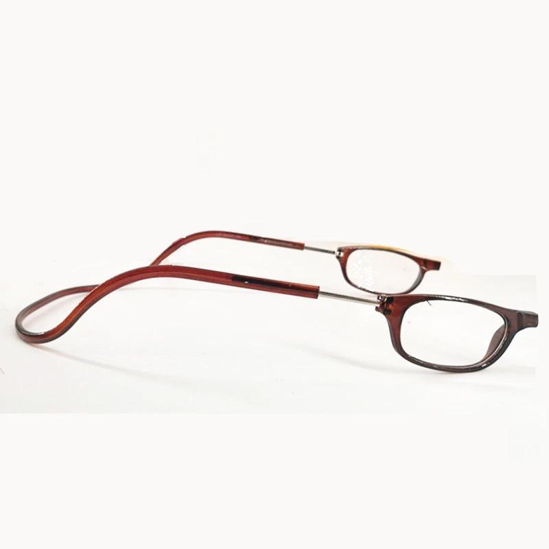 Occhiali da lettura magnetici con montatura in acetato e design regolabile a clip